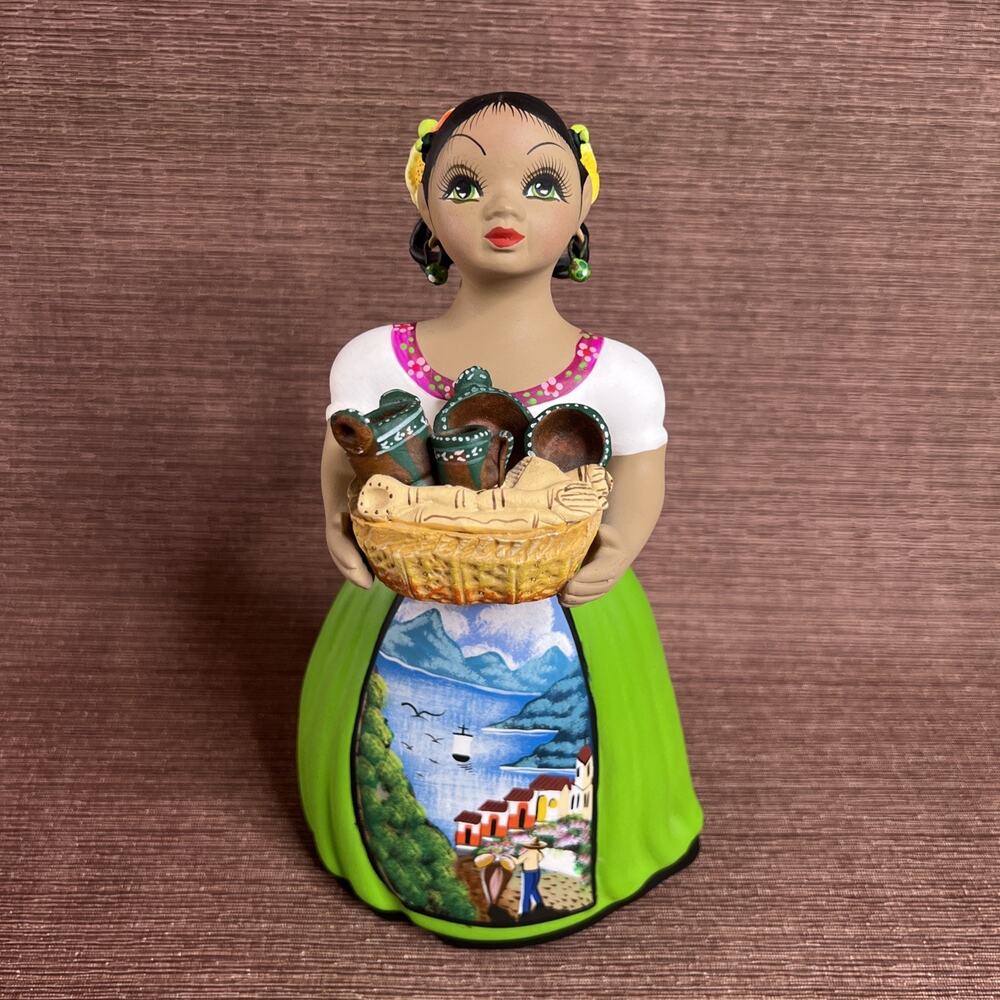Premium Lupita Navarro Ceramic Terracotta Figurine – Lake Village Folk Art